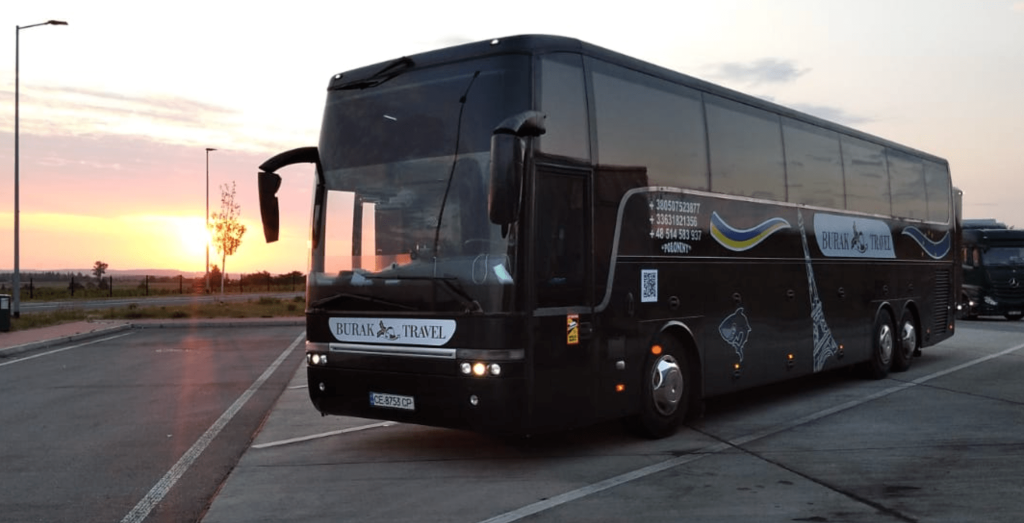 Автобус Бурак Травел (Burak Travek) бронювання продаж квитків Україна-Франція -Україна